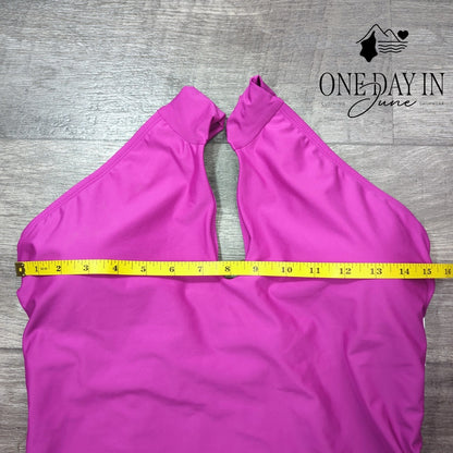 Apt. 9 V Neck One Piece Swimsuit Size L