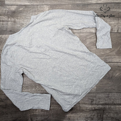 Amzbrly 2 Button Long Sleeve Tee Shirt Size S