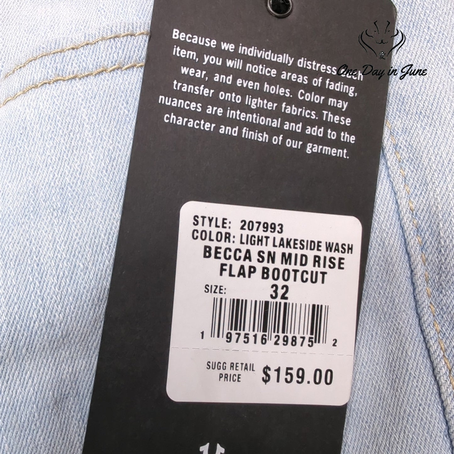 True Religion Becca Mid Rise Bootcut Jeans Size 32 (14)