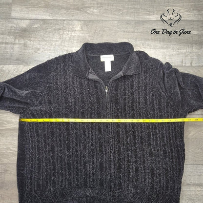 Alfred Dunner Zip Front Sweatshirt Size 3X