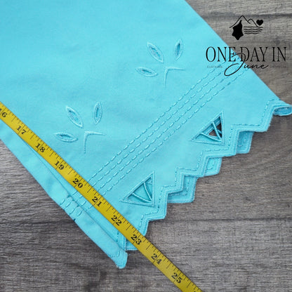 Shaymar Cropped Embroidered Pants Size 6