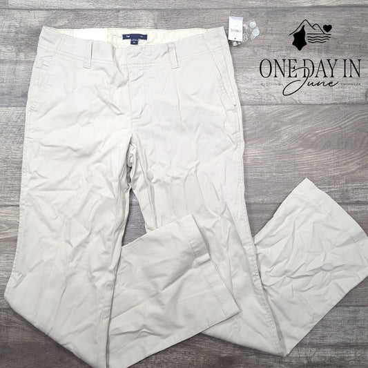 Gap Stretch Khaki Trouser Pants Size 6