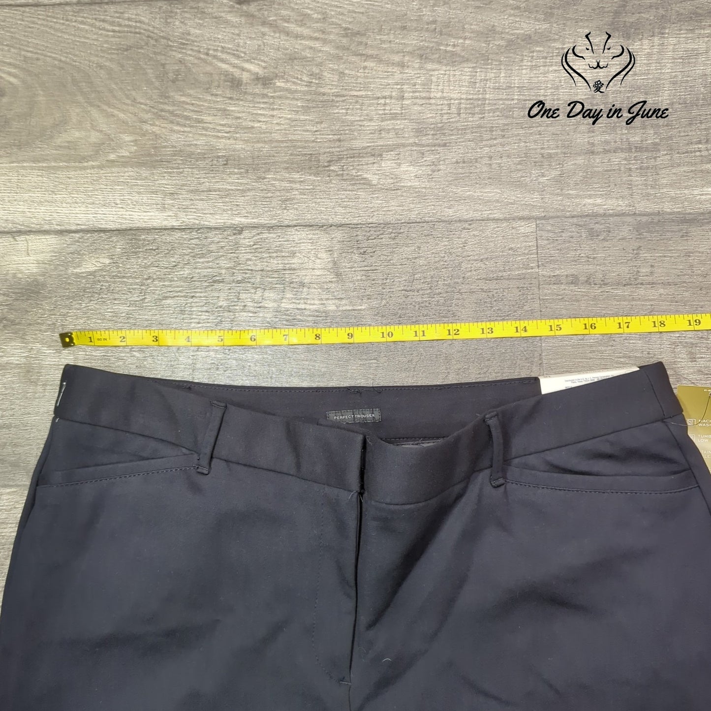 Worthington Ultra Straight Ponte Trouser Pants Size 16