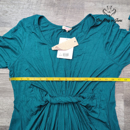 Athleta Pink Lotus Long Sleeve Casual Dress Size XL