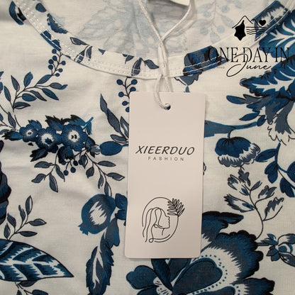 Xieerduo Floral Sleeveless Top Size S