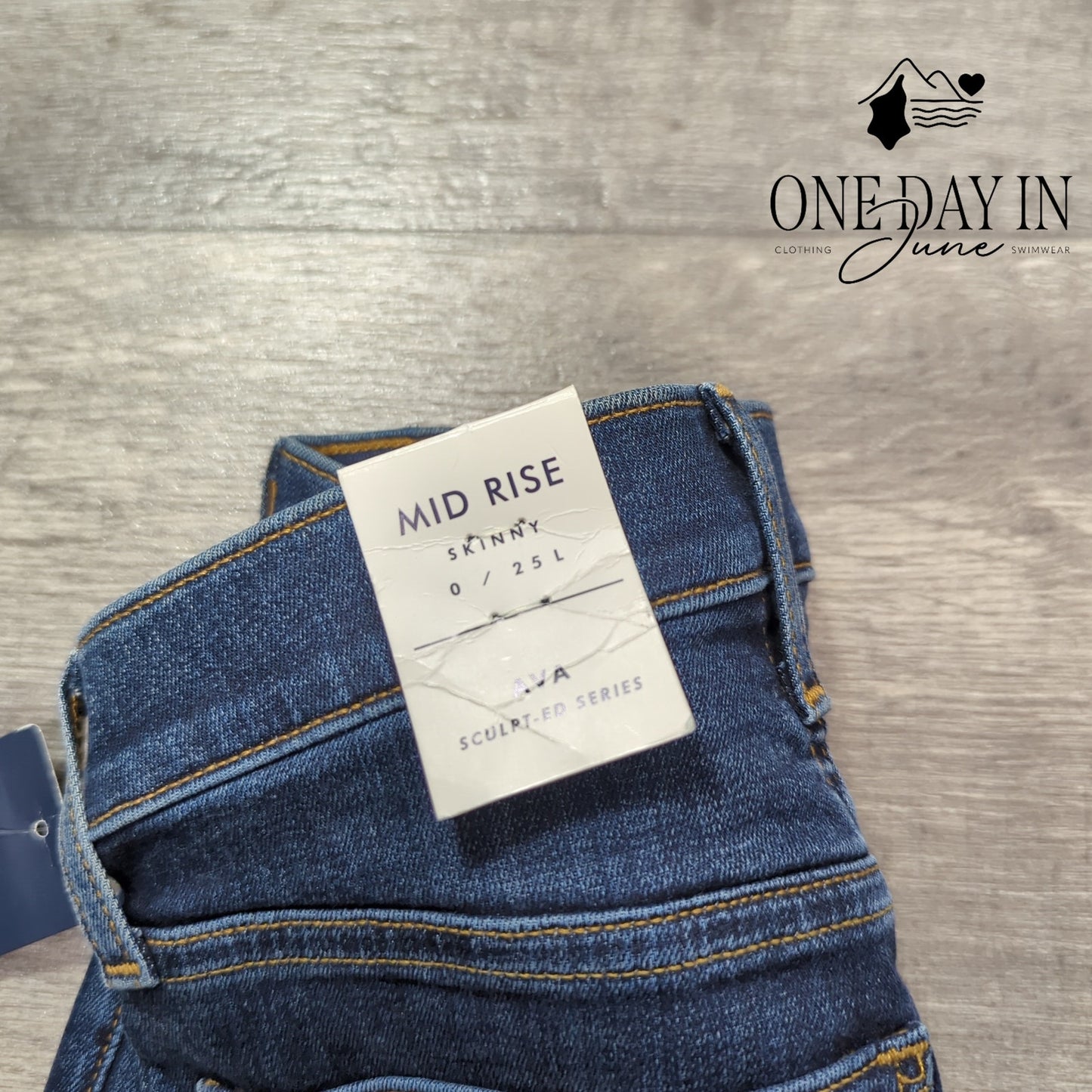 Lucky Brand Ava Mid Rise Skinny Jeans Size 0L