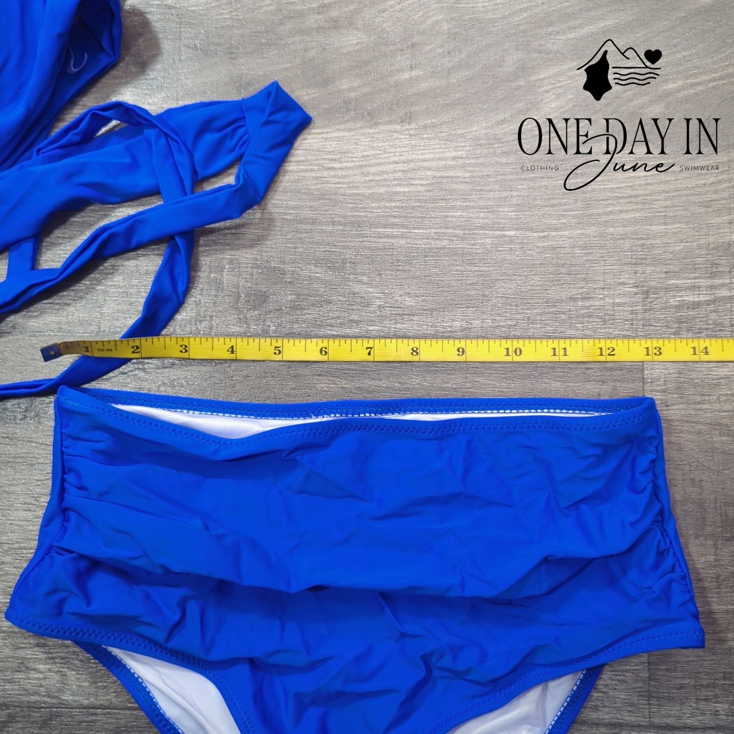 CharmLeaks Cross Front Tie Bikini Swimsuit Size M