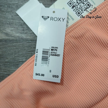 Roxy MOF Hipster Ribbed Bikini Bottom Size S
