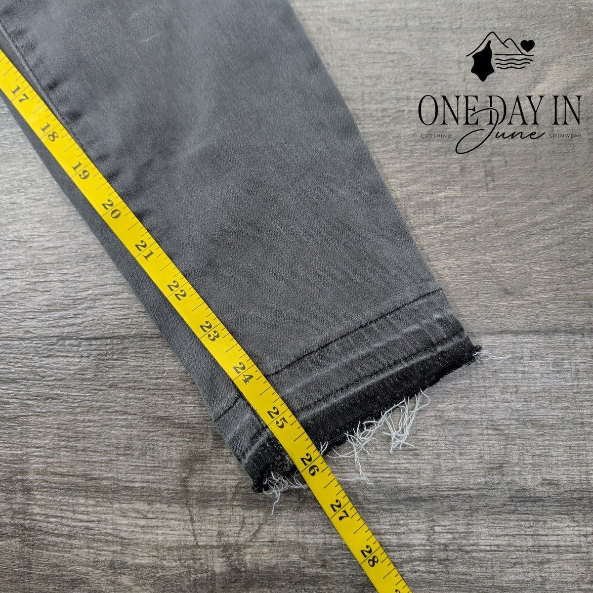 Lucky Brand High Rise Skinny Ankle Jeans Gray Raw Hem Stretch Size 4 (27)