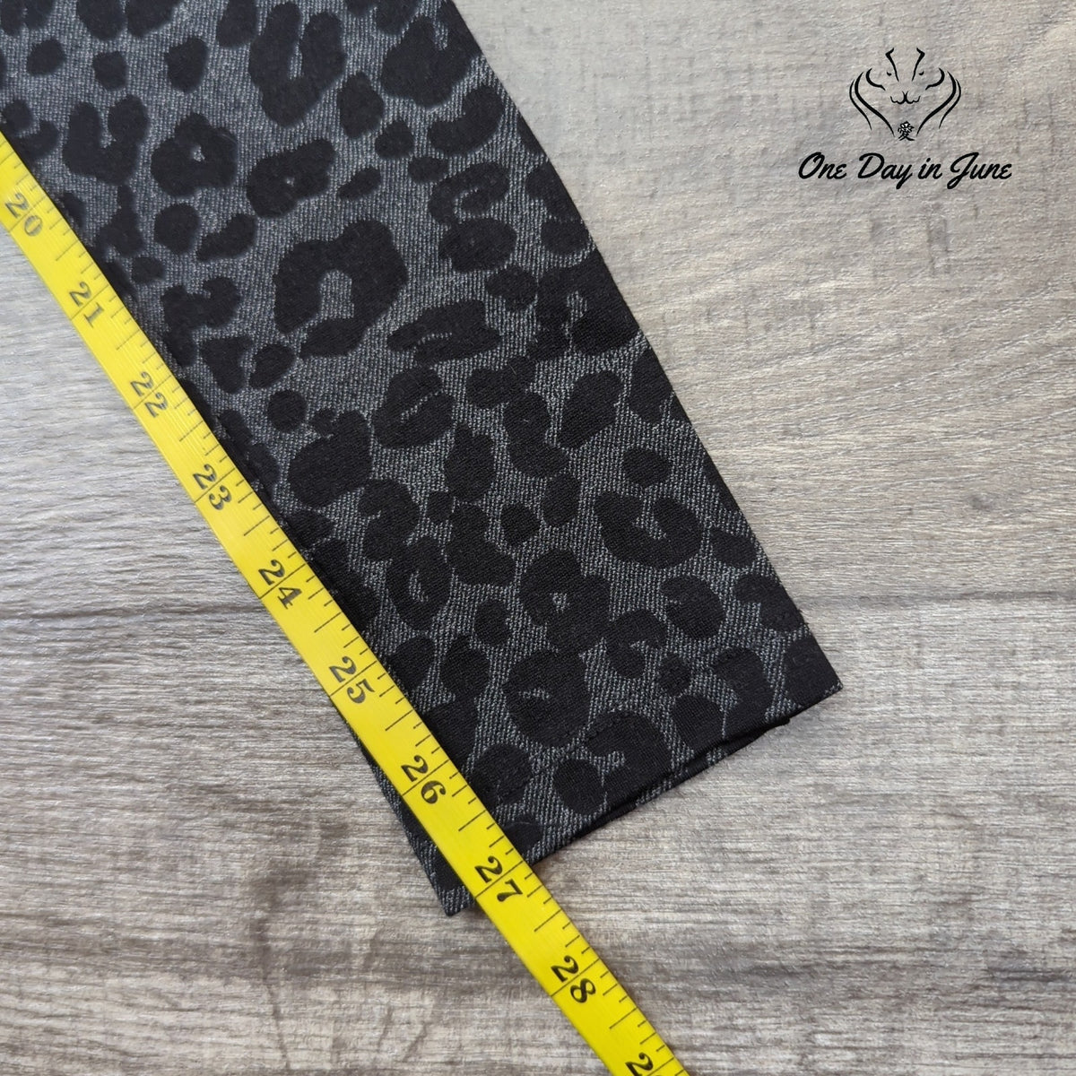 Loft Leopard Print Ankle Leggings Black Gray Size XS