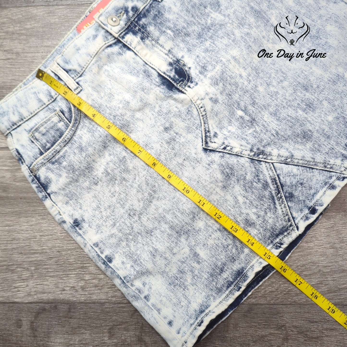 Mila Rose Denim Mini Skirt Size 18