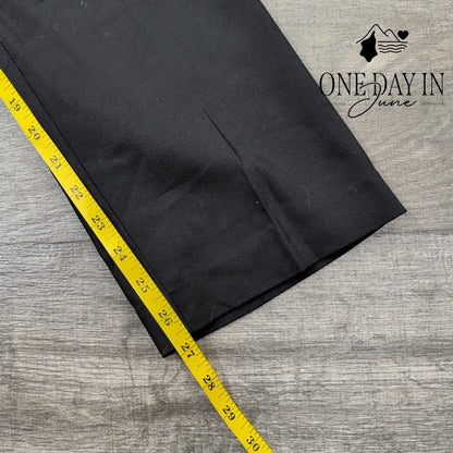 Apt. 9 Torie Curvy Straight Dress Pants Short Black Mid Rise NWT Size 4P Short
