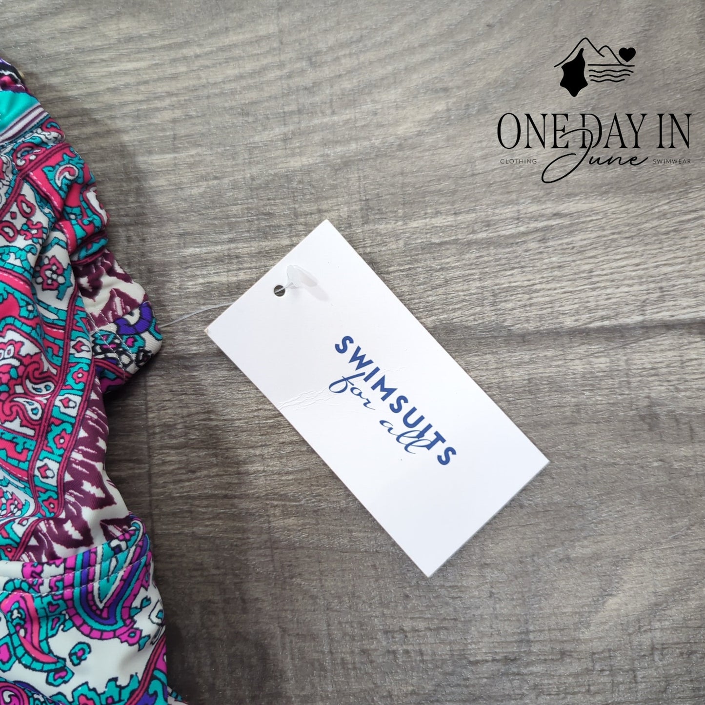 Swimsuits for All Knot Front Swimdress One Piece Swimsuit Size 20 D/DD