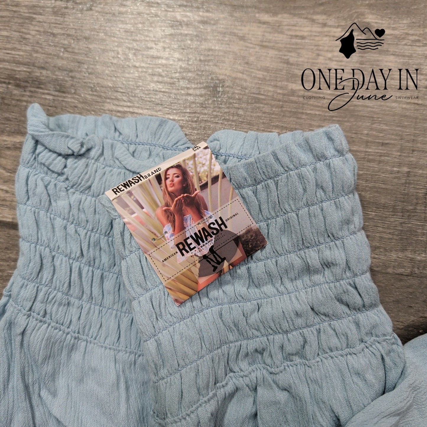 Rewash High Waist Beach Shorts Size M