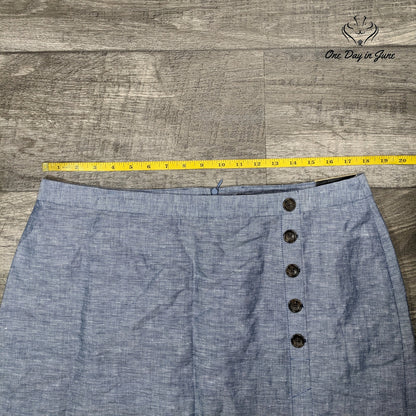 Banana Republic Lined Midi Skirt Size 14
