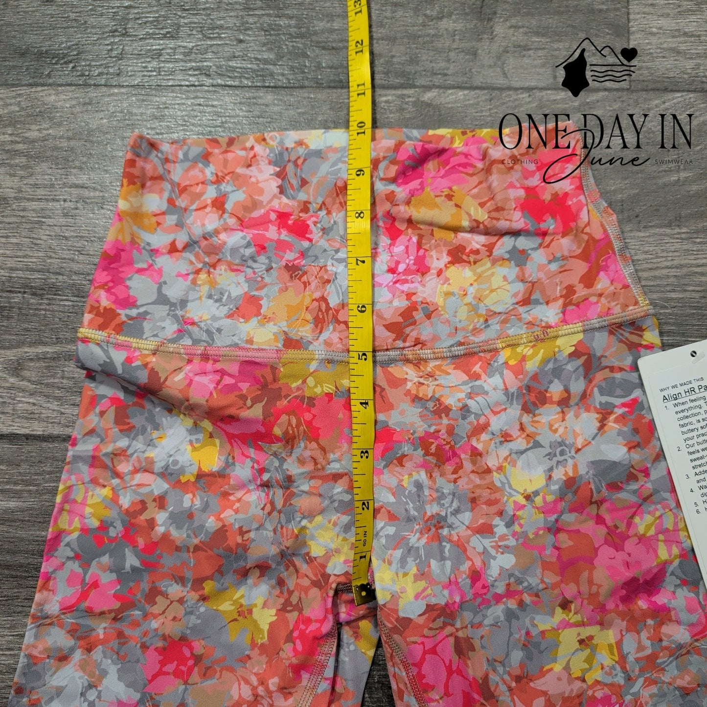 Lululemon Align HR Pant 28" Leggings Inflorescence Multi Floral NWT $98 Size 4