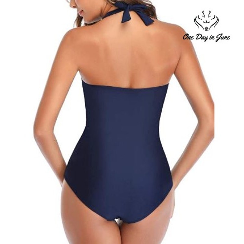 Smismivo Ruched Vintage One Piece Size S