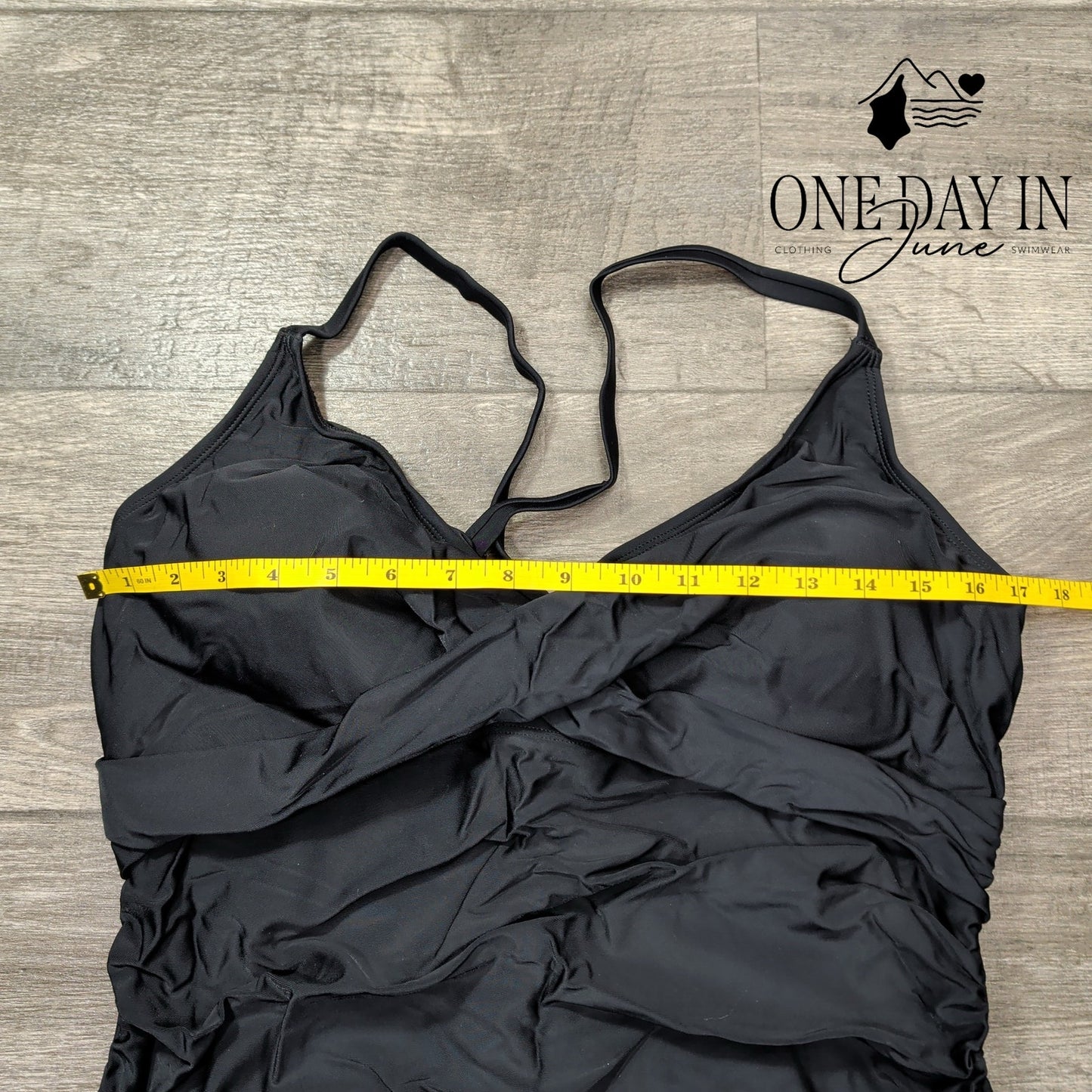 B2Prity Cross Front One Piece Swimsuit Size 2XL