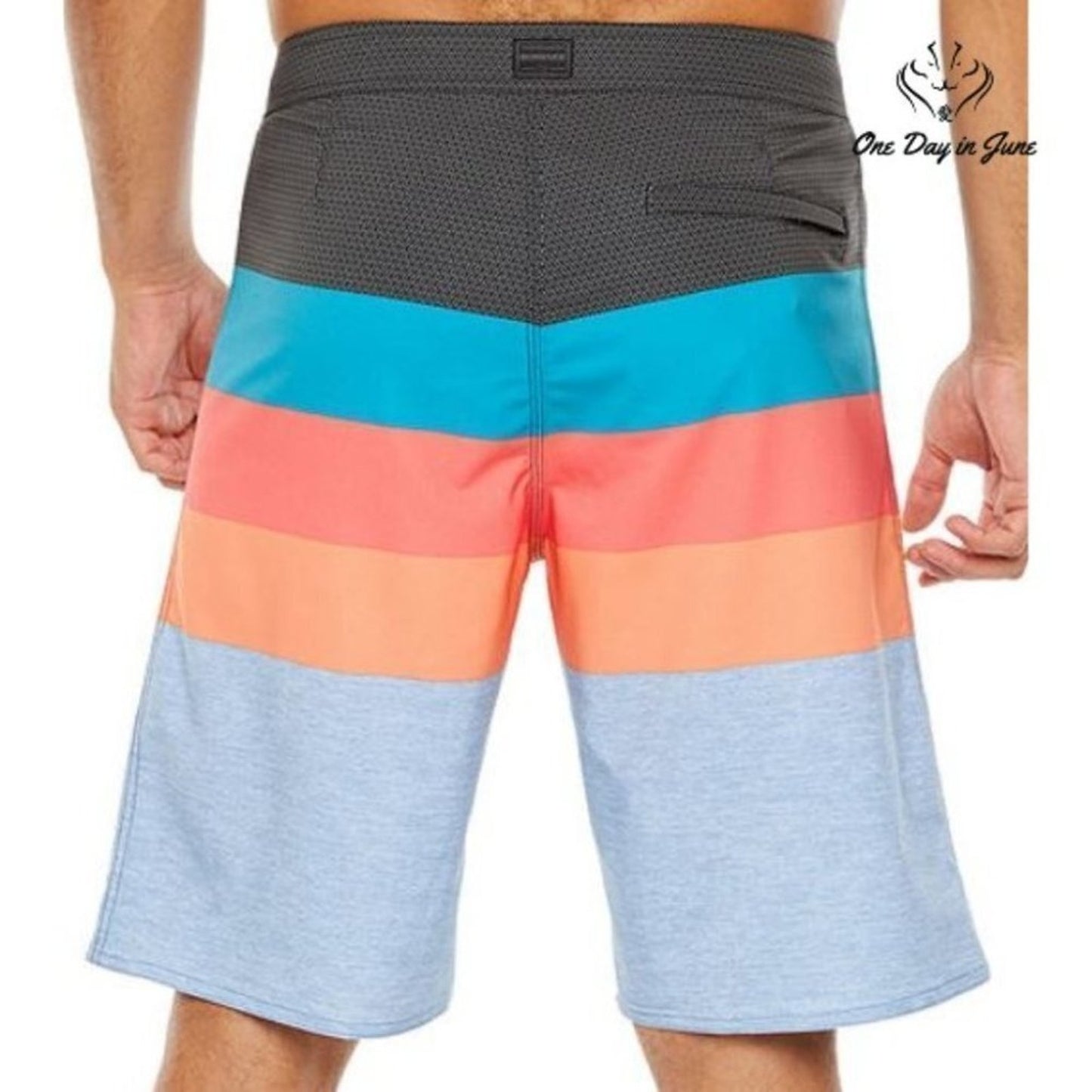 Burnside 360 9 1/2" Inseam Stretch Board Shorts Size 30
