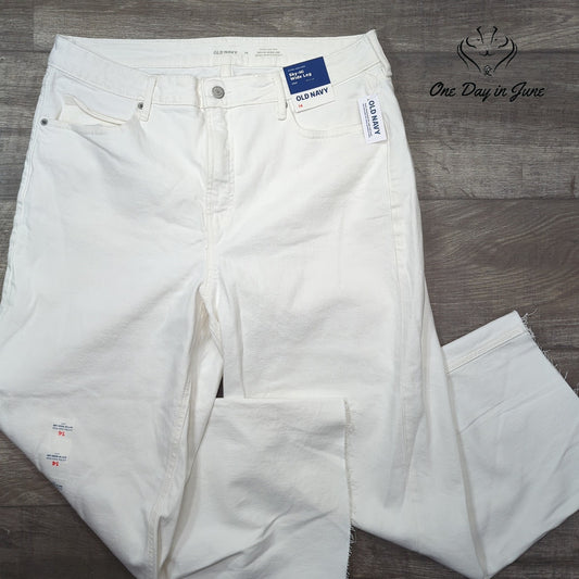 Old Navy Sky Hi Wide Leg Jeans Size 14