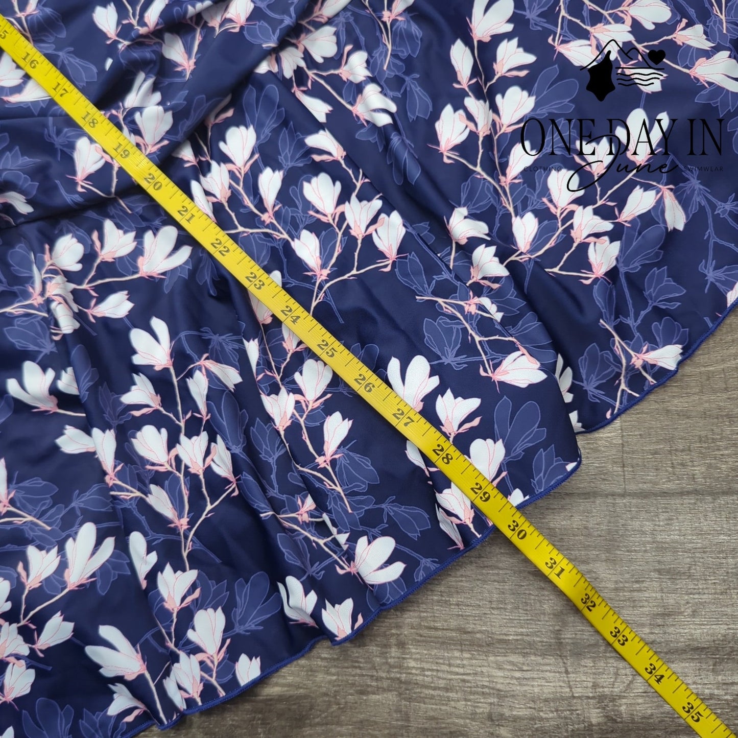 Shekini Twist Front Boyshort Swimdress One Piece Swimsuit Size L