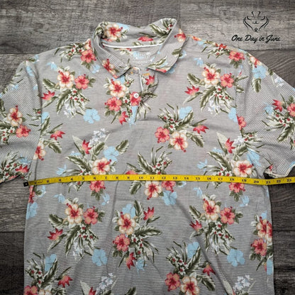 Caribbean Joe Coastal Casuals Polo Shirt Size L