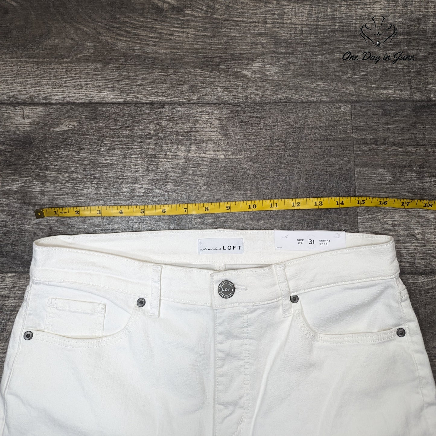 Loft Slim Pocket Skinny Crop Jeans Size 12P