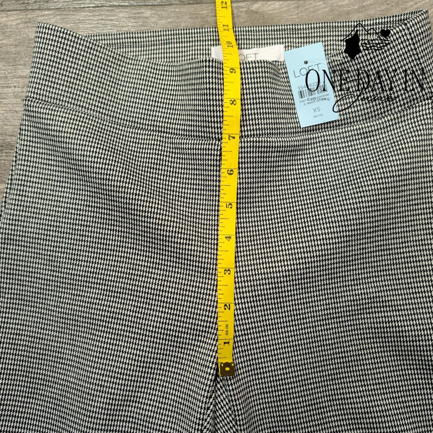Loft Houndstooth Ankle Leggins Size XS