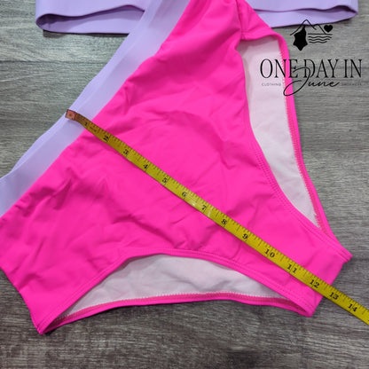 Adisputent Crop Bikini Swimsuit Size L