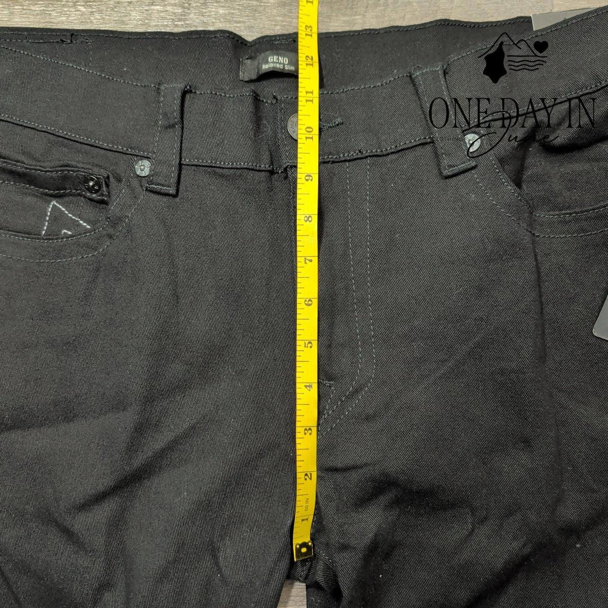 True Religion Geno Relaxed Slim Jeans Black No Flap NWT Men's Size 36X32
