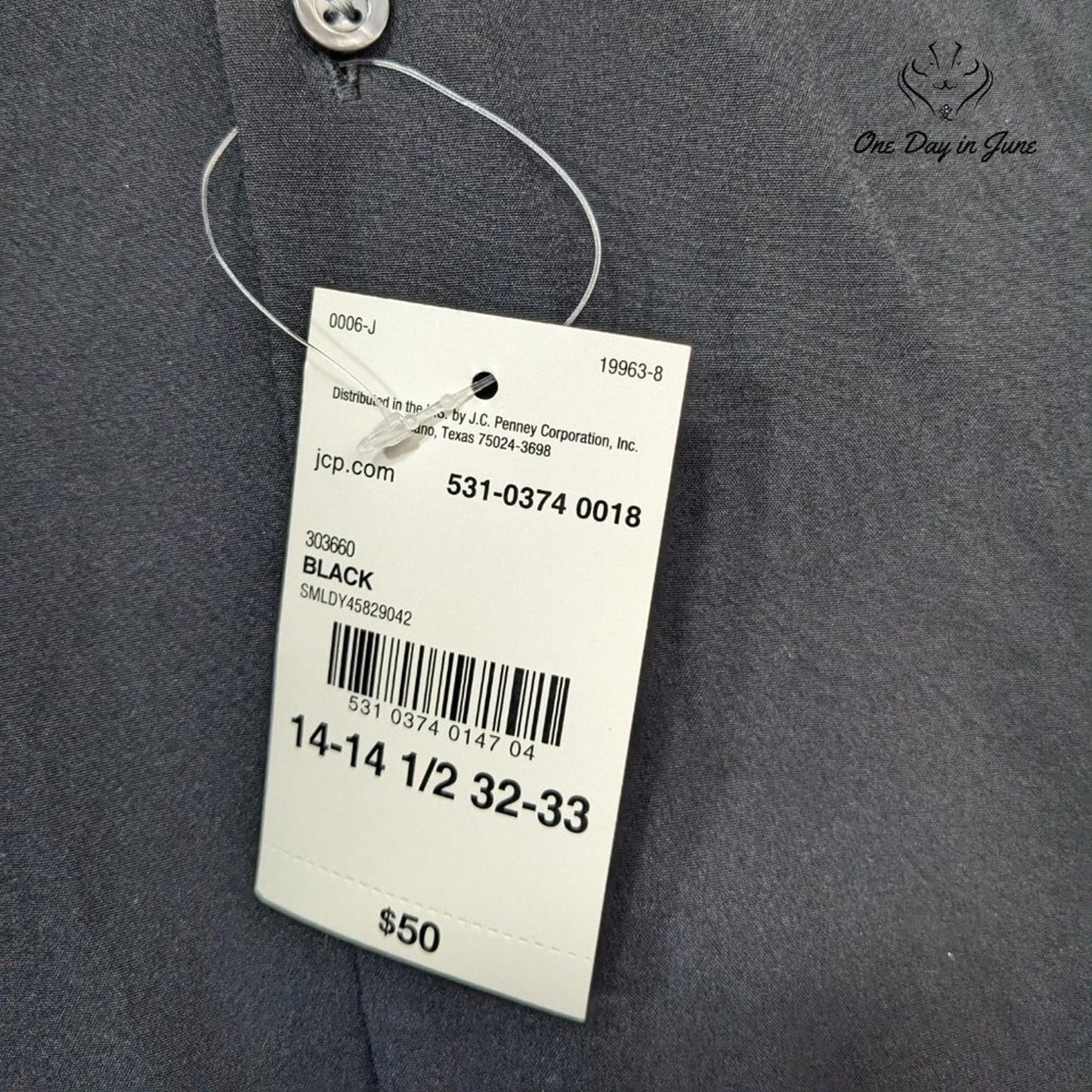 J. Ferrar Slim Stretch Button Down Shirt Size S 14-14.5