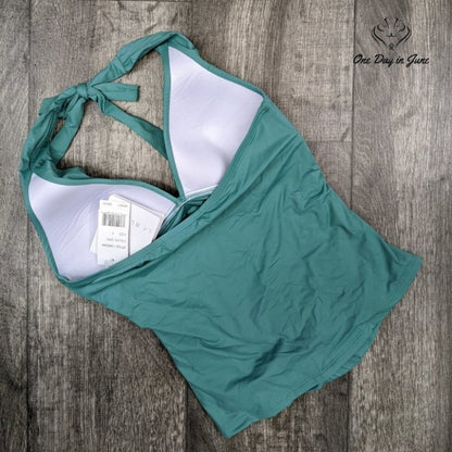 La Blanca Island Goddess Underwire Tankini Top Size 4