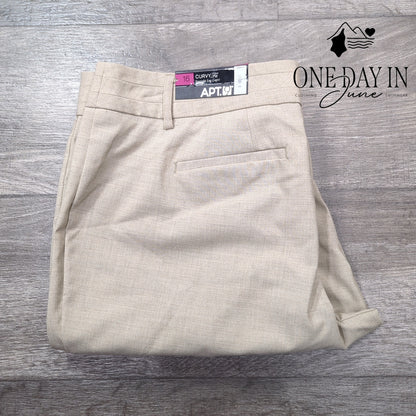 Apt. 9 Curvy Straight Leg Capri Pants Size 16