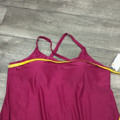 Alove Blouson Tankini Swimsuit ** Stock photo for fit not color Size 2XL