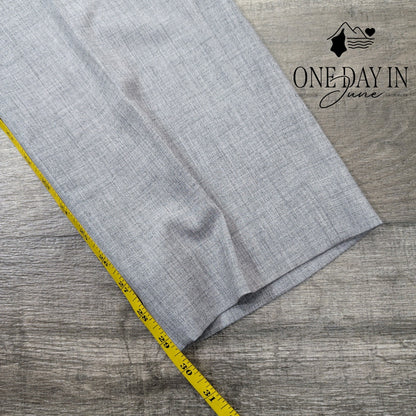 Banana Republic Ryan Curvy Fit Pants Gray Mid Rise Trouser NWT Size 12