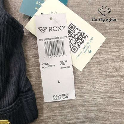 Roxy Mind of Freedom Bralette Bikini Top Size L