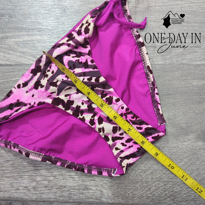 A.Che Tie Side Ruched Bikini Bottom Size S