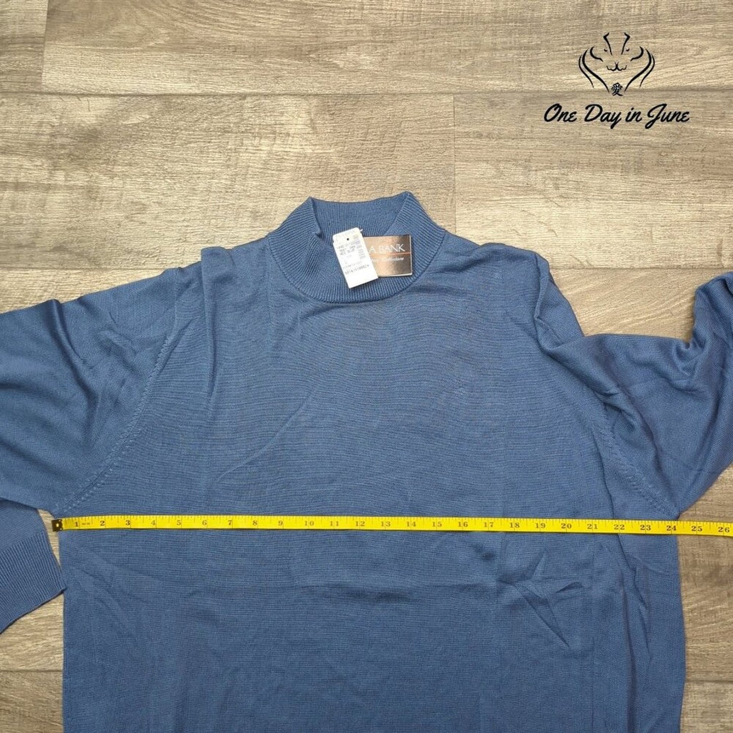 Jos. A. Bank Silk Pull Over Long Sleeve Sweater Size L