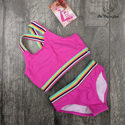 Kanu Surf Tanya UPF 50+ Beach Sport Bikini Swimsuit Size 5