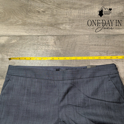 The Limited Cassidy Fit Wide Leg Dress Pants Gray NWT $79.95 Size 14