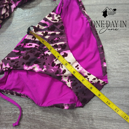 A.Che Padded Tie Side Bikini Swimsuit Size M