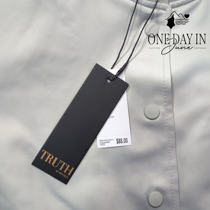 Truth Crop Snap Front Jacket Size M