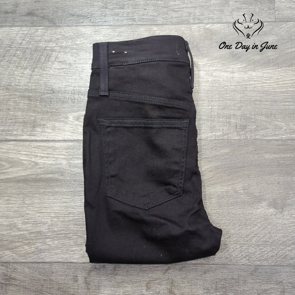 Madewell High Rise Skinny Jeans Black Stretch Denim NWT Size 23