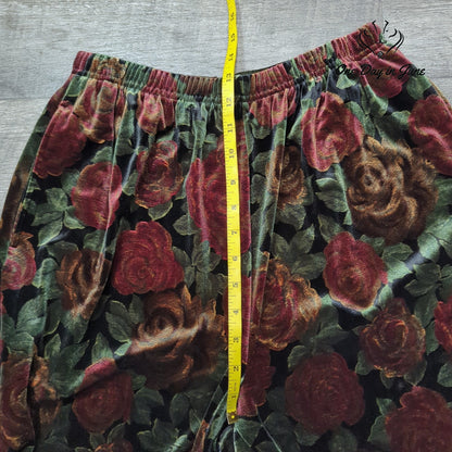 Jones New York Sport Pull On Floral Pants Size L