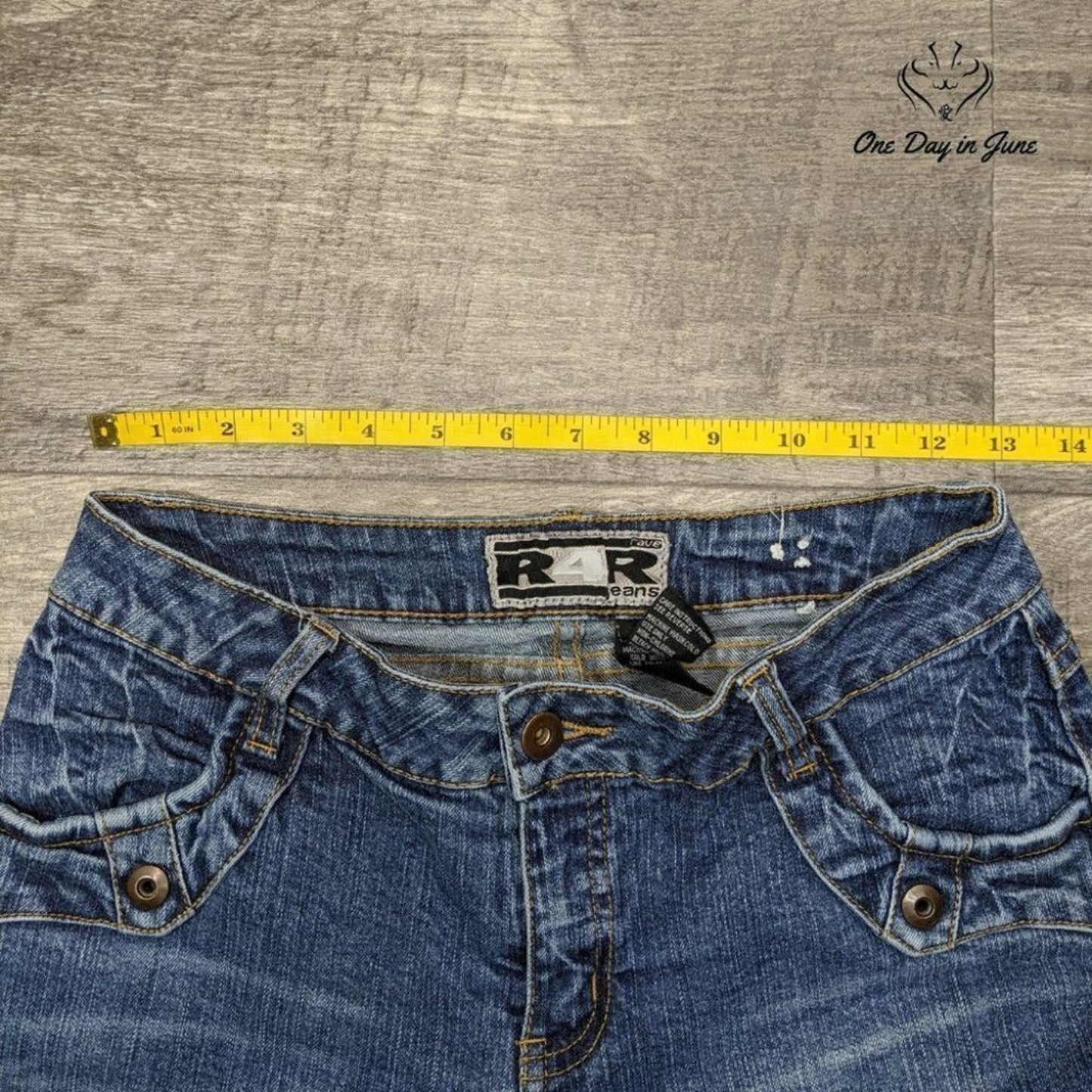 Rave R4R Juniors Capri Jeans Size 7