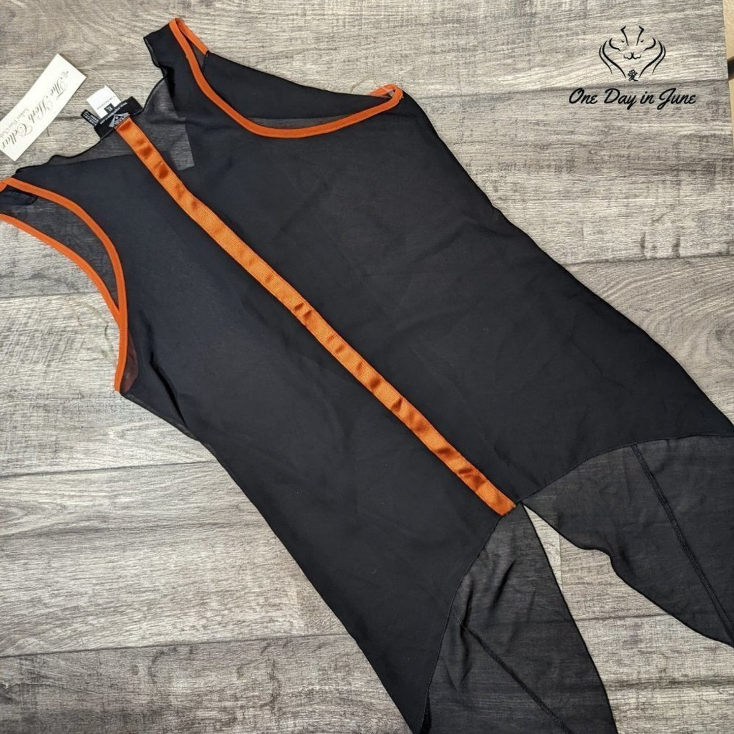 Angel Apparel Sheer Vest Top Size XL