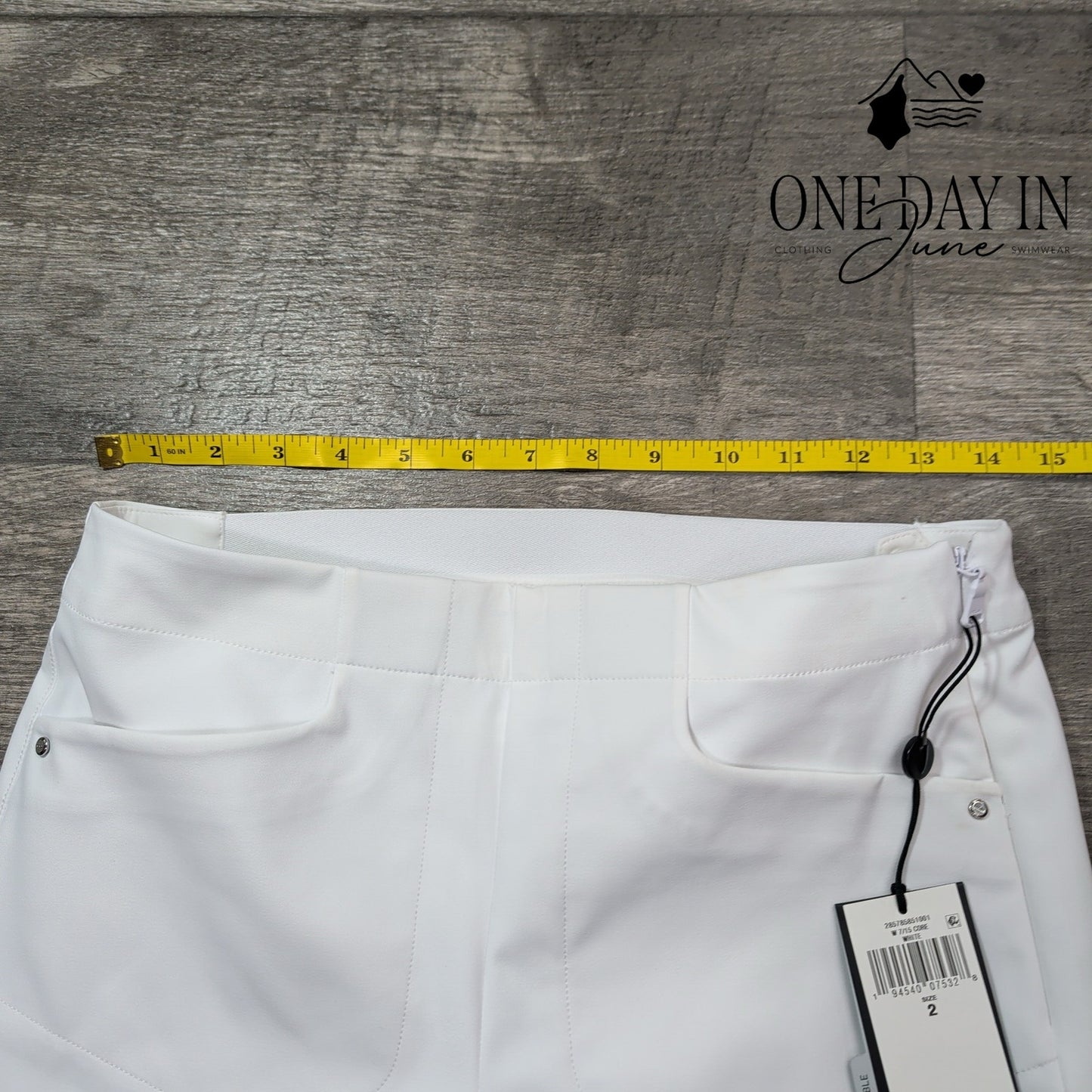 RLX Ralph Lauren Stretch Ankle Golf Pants White Side Zip NWT Size 2