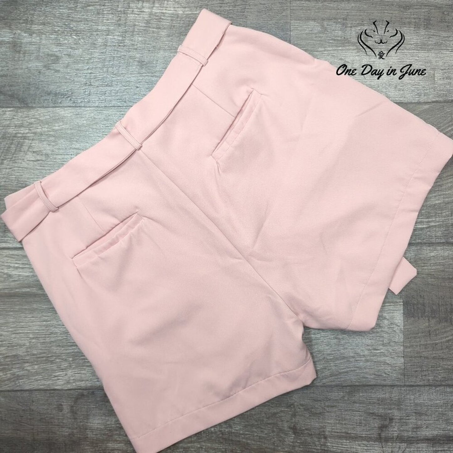 Isle by Melis Kozan Tie Belt Shorts Size L