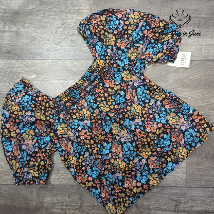 a.n.a Cecile Floral Top Size S