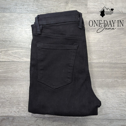 Good American Always Fits Good Legs Skinny Jeans Black NWT $155 Size 6
